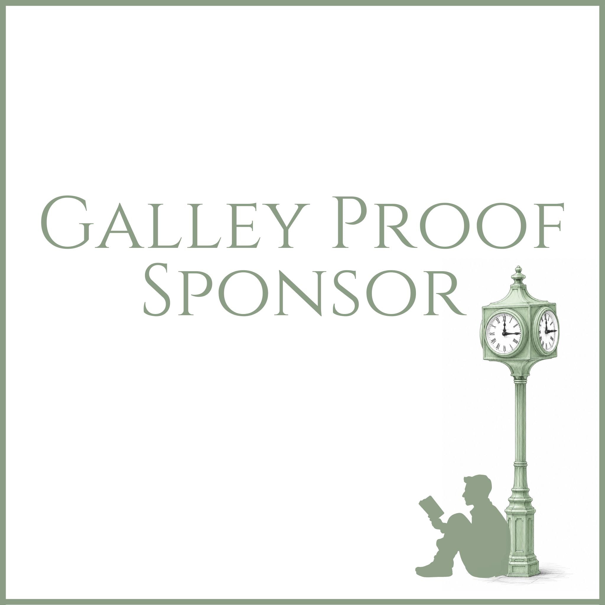 Galley Proof Sponsorship